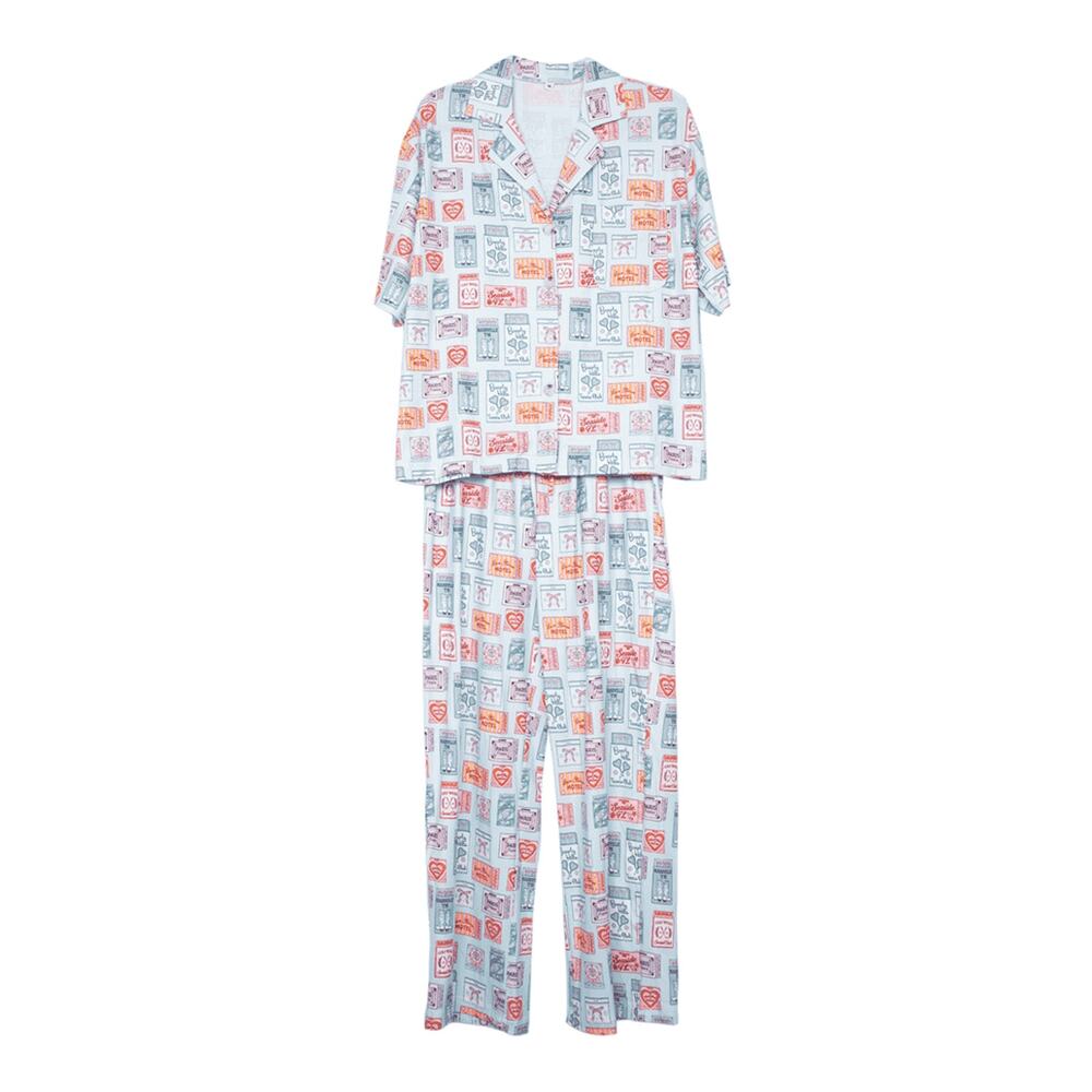 Katydid Traveling Matchbook Pajama Pants Set - Picture 2 of 7